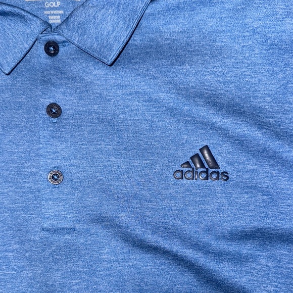 Adidas Men's Blue Polo Shirt - Picture 4 of 4